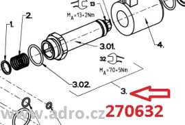 El. magnet jádro pro LVS (prop.),  270632