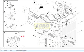 Čidlo hladiny chlad kapaliny MB, 400mm Kabel, 2-pin Konektor JPT,  303023