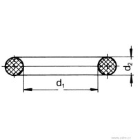 O-kroužek Viton Di=40, S=4, FPM-75; RG00018544